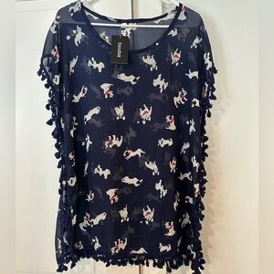 French bulldog swim coverup
